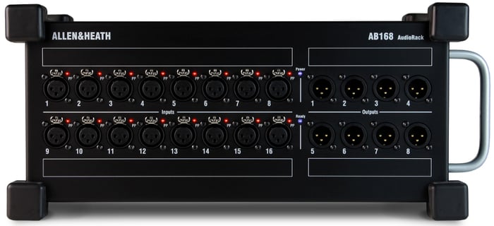 Allen & Heath AB168 Portable Remote 16 Input X 8 Output, 48 KHz AudioRack Stage Box