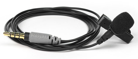 Rode smartLav+ Omnidirectional Lavalier Microphone for Smartphones with TRRS Connector SMARTLAV+