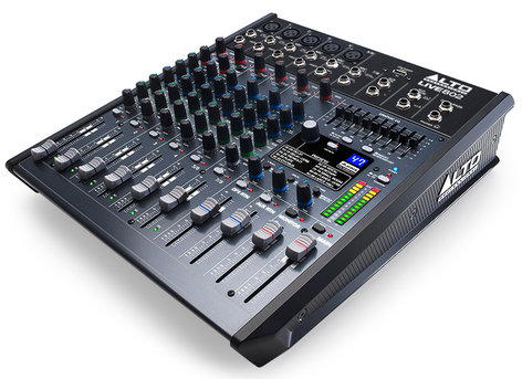 Alto Professional Live 802 8-Channel 2-Bus Compact Mixer with USB Interface and Built-In DSP Effects LIVE-802