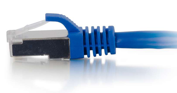 Cables To Go 00807 35FT CAT6 Snagless Shielded Network Patch Cable In Blue