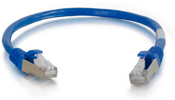 Cables To Go 00807 35FT CAT6 Snagless Shielded Network Patch Cable In Blue