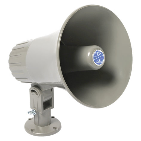 Atlas Sound GA-15T Utility Paging Re-Entrant Horn Loudspeaker with 25/70V 15W Transformer GA15T