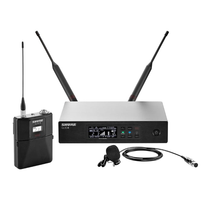 Shure QLXD14/84 Digital Wireless System With WL184 Lavalier Mic