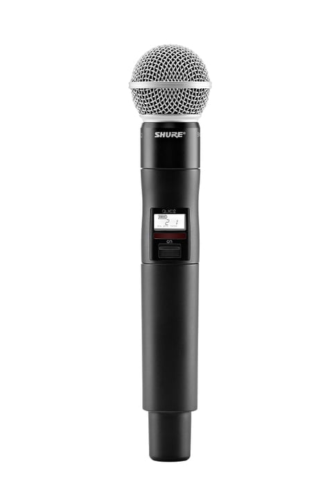 Shure QLXD2/SM58 QLX-D Digital Wireless Handheld Transmitter with SM58 Cartridge QLXD2/SM58