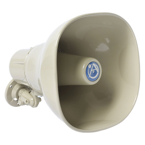 Atlas Sound AP-15TC 15 Watt Horn Loudspeaker with 25/70/100V Transformer in Beige AP-15TC
