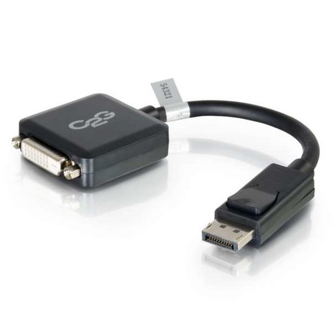 Cables To Go 54321 8" Display Port Male To DVI Female Adapter Cable