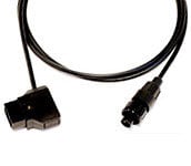 Marshall Electronics V-PAC-D 2-pin Twist Lock To Anton Bauer PowerTap Cable
