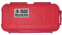 Pelican Cases 1030-S-RD Solid Micro Case with Red Liner PC1030-S-RD