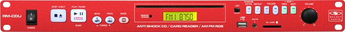 Galaxy Audio RM-CDU 1RU CD / USB / SD Card Plauer with Radio Data System (RDS) Tuner RM-CDU