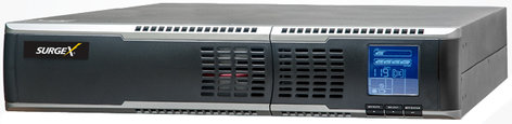 SurgeX UPS-2000-OL 3RU 120V/20A 2000 VA UPS Online Battery Backup with 5x Outlets UPS-2000-OL