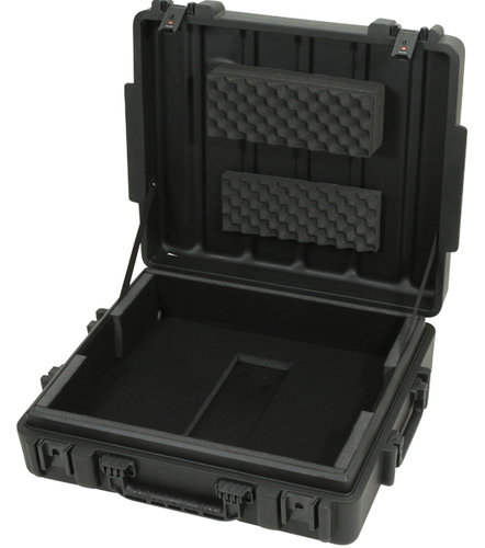 SKB 1R2723-8BW 27"x23"x8" Molded Mixer Case With Pull-Out Handle And Wheels