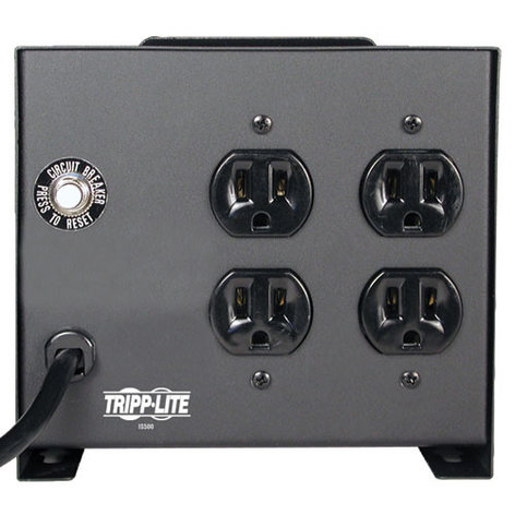 Tripp Lite IS500 Isolator Series Transformer Based Power Conditioner, 4 Outlets, 500W