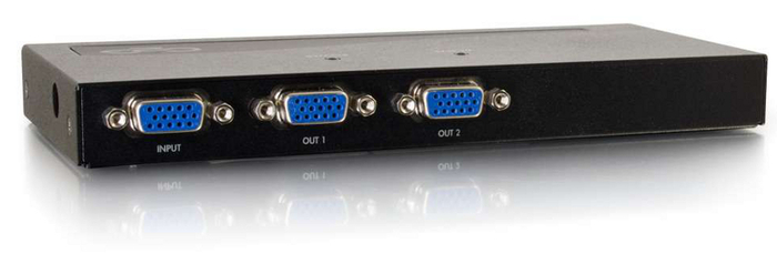 Cables To Go 2-Port UXGA Monitor Splitter/Extender Up To 210' Extender With 2 Different Video Outputs Switcher