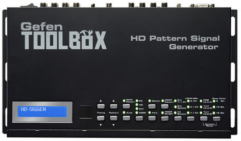 Gefen Inc GTB-HD-SIGGEN ToolBox HD Pattern Signal Generator GTB-HD-SIGGEN