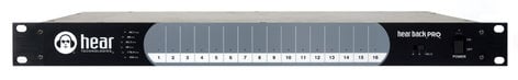 Hear Technologies PROHBH Hear Back PRO Standard Hub with Network Card and (2) 8-Channel Analog Input Cards PROHBH
