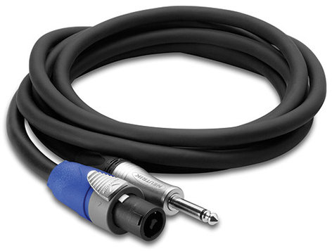 Hosa SKT250Q 50 ft Speakon to 1/4" TS 12AWG Edge Speaker Cable SKT250Q