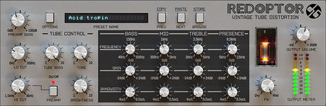 D16 Group Redoptor Vintage Tube Distortion Software Plugin REDOPTOR