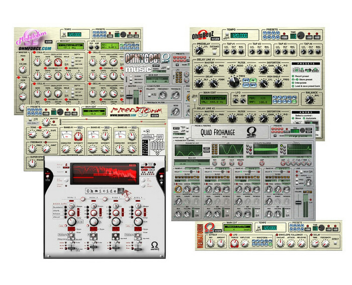 OHM Force All Effects Bundle All Ohm Force Effect Software Plugins Bundle with OhMyGod ALL-EFFECTS-BUNDLE