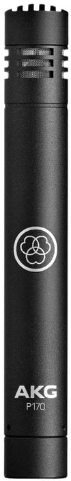 AKG P170 Small Diaphragm Cardioid Condenser Instrumental Microphone with Stand Adapter P170