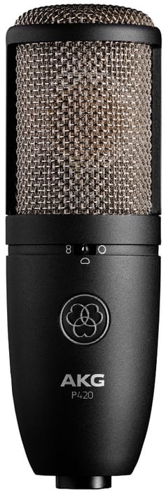 AKG P420 Dual Diaphragm Multipattern Side Address Condenser Microphone P420