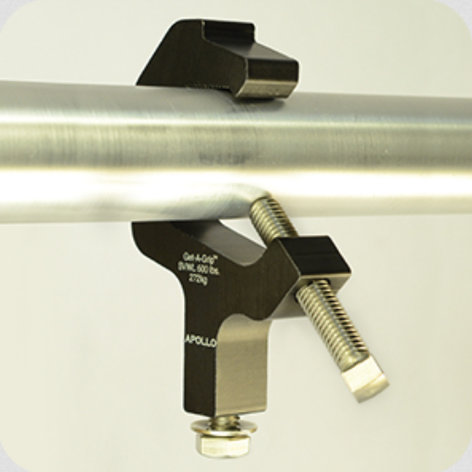 Apollo Design Technology OTH-CLM-GAGMSC Carton of 48 Get-a-Grip Marine Clamps with Silver Mill Finish OTH-CLM-GAGMSC