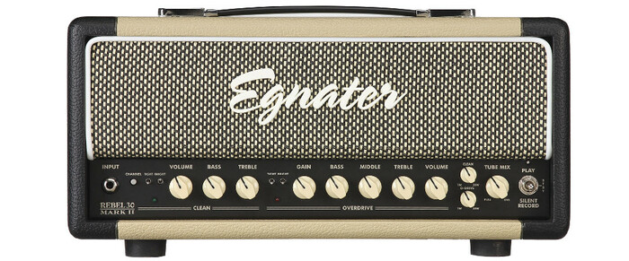 Egnater Custom Amps REBEL-30 MKII 30W 2-Channel Tube Guitar Amplifier Head REBEL-30-MKII