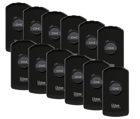 Listen Technologies LP-41-072-01 Pack of (12) LR-4200-072 Intelligent DSP RF Recievers for Single-Channel Applications LP-41-072-01