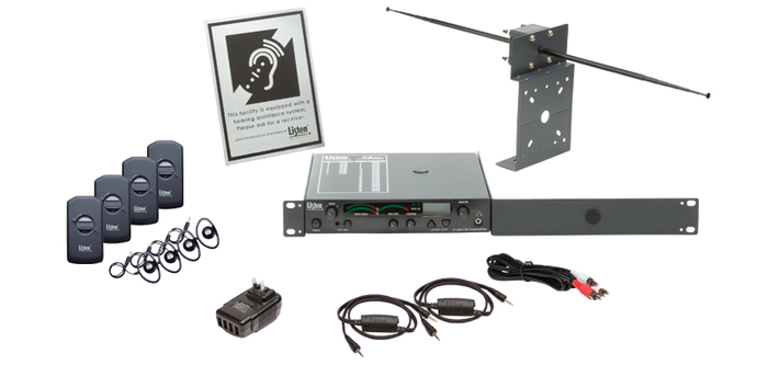 Listen Technologies LS-55-072 iDSP Prime Level III Stationary RF System (72MHz) LS-55-072