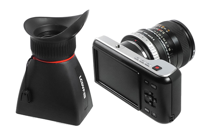 Kinotehnik LCDVFBM Viewfinder Enlarger For Blackmagic Design Pocket Cinema Camera