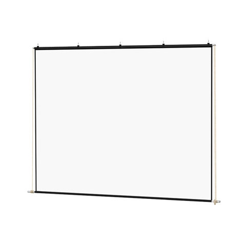 Da-Lite 40314 13'-6"x8" Scenic Roller Projection Screen in Matte White 40314
