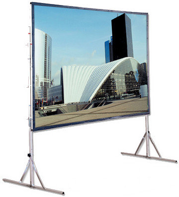 Draper Shade and Screen 218187 113" (65" x 116") Cinefold Complete HDTV Screen with Legs 218187