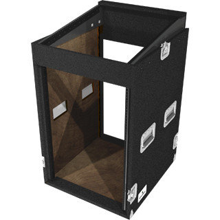 Grundorf Corp TLR-16EXDR-PREB 16-Space Top-Load Rack Case TLR-16EXDR-PREB