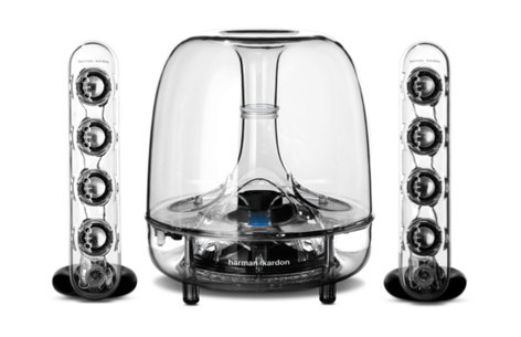 Harman Kardon SoundSticks Wireless Three-Piece Wireless Speaker System with Bluetooth SOUNDSTICKS-BTAM