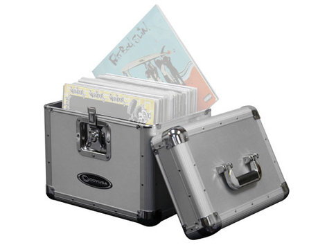 Odyssey KLP1SIL 70-Disc Krom LP/Utility Case in Silver KLP1SIL