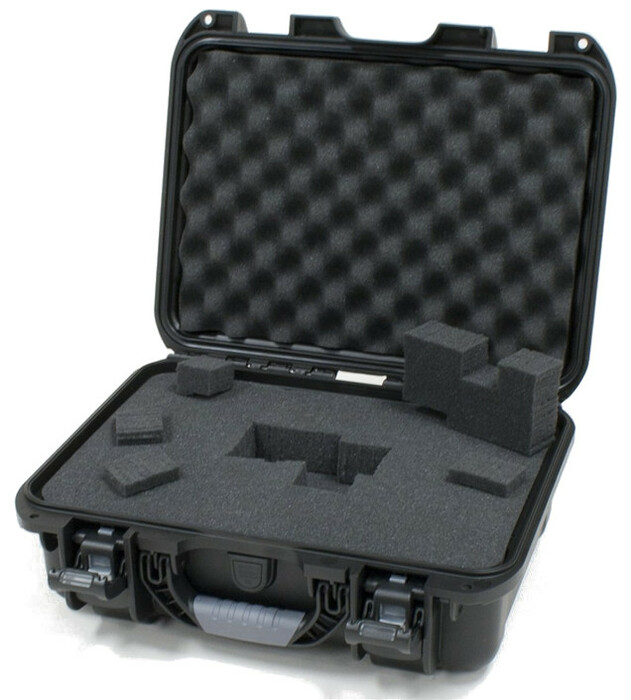 Gator GU-1510-06-WPDF 15"x10.5"x6.2" Waterproof Molded Case With Diced Foam