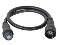 Lex Products Corp EGME-1214-50 50 ft 20A 6-Circuit EverGrip® LSC19 Molded Extension Cable with Bonded Ground Conductors EGME-1214-50
