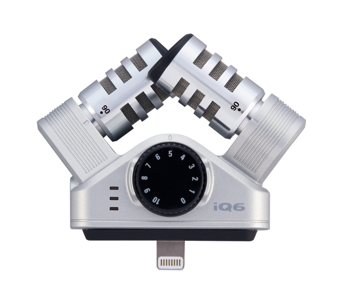Zoom iQ6 Stereo X/Y Microphone with Lightning Connector for iOS Devices IQ6
