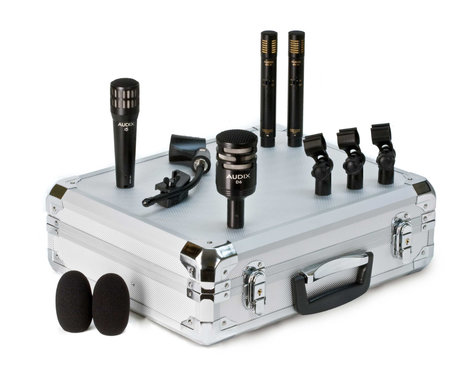 Audix DP QUAD 4-Piece Drum Microphone Package with Road Case DPQUAD