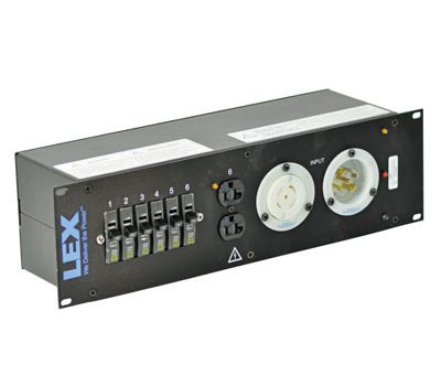 Lex Products Corp PRM3IN-5CC2DC 3RU Rack Mount Power Distributor PRM3IN-5CC2DC