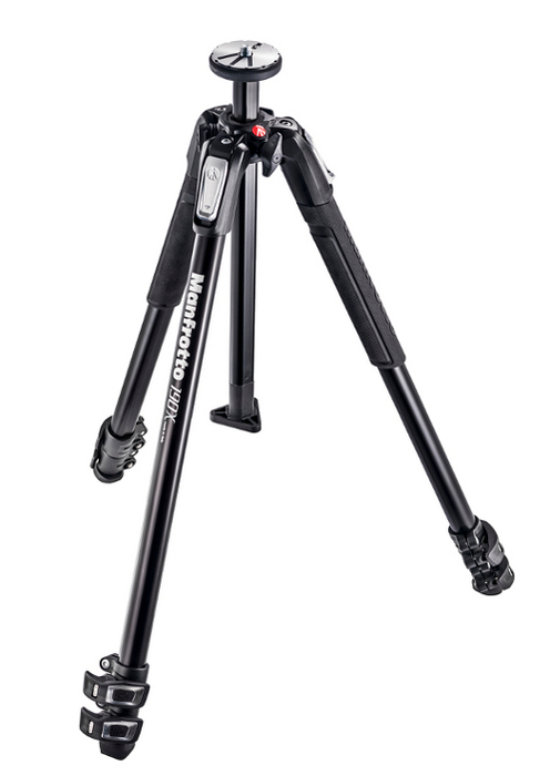 Manfrotto MT190X3 3 Section Aluminum 190X Tripod MT190X3