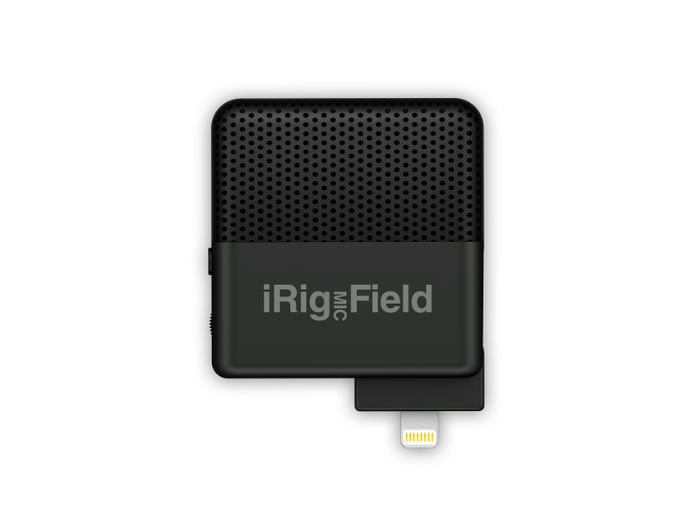 IK Multimedia IRIG-MIC-FIELD IRig Mic Field Stereo Condenser Field Microphone With Lightning Connector For IOS Devices