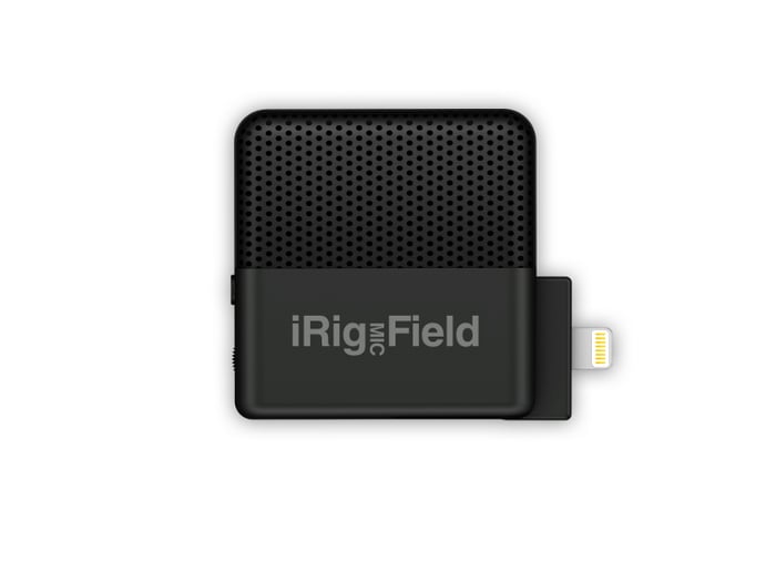 IK Multimedia IRIG-MIC-FIELD IRig Mic Field Stereo Condenser Field Microphone With Lightning Connector For IOS Devices