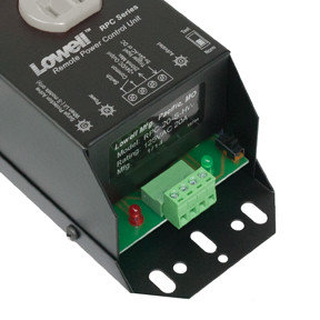 Lowell RPC-20-SHW Remote Power Control, 20A, 1 Duplex Outlet, 6' Flex Conduit, Surge Protection