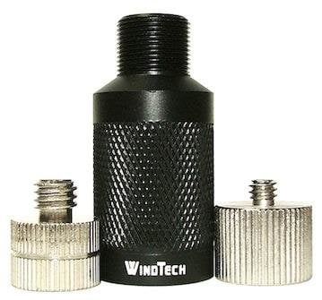 WindTech PPA-02 Extension Pole Adapter with Acme 3/4"-5 Female to Either 3/8"-16 or 1/4"-20 Male Adapters PPA-02