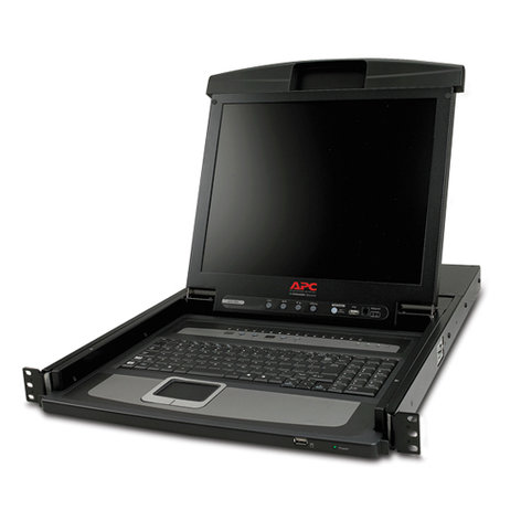 American Power Conversion AP5816 17" Rack LCD Console With Integrated 16 Port Analog KVM Switch