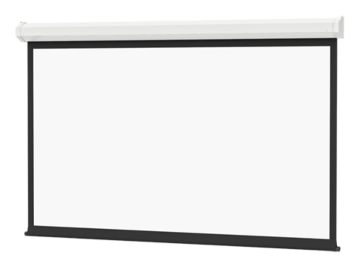 Da-Lite 40801I 8' x 8' Cosmopolitan Electrol - Square Format with Matte White Screen and Video Projector Interface 40801I