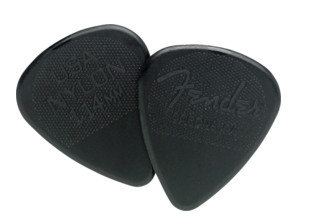 Fender 351 Shape Nylon Picks Nylon -Slip Grip Picks, 12-Pack