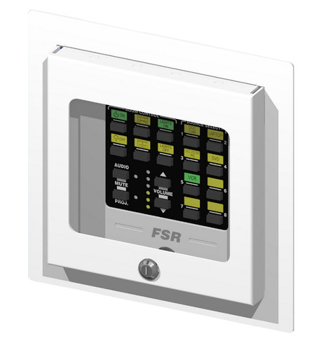 FSR WB-PR2G 2-Gang Recessed Covered Wall Box With Window