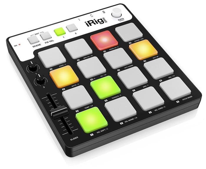 IK Multimedia iRig Pads 16 Pad MIDI Groove Controller for iOS Devices, Mac, PC IRIG-PADS
