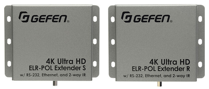 Gefen Inc EXT-UHD-CAT5-ELRPOL 4K Ultra HD ELR-POL Extender for HDMI up to 495 Feet EXT-UHD-CAT5-ELRPOL